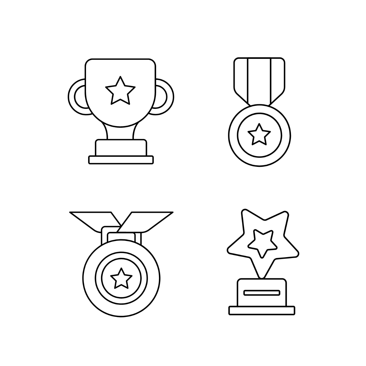 Awards Icons Template