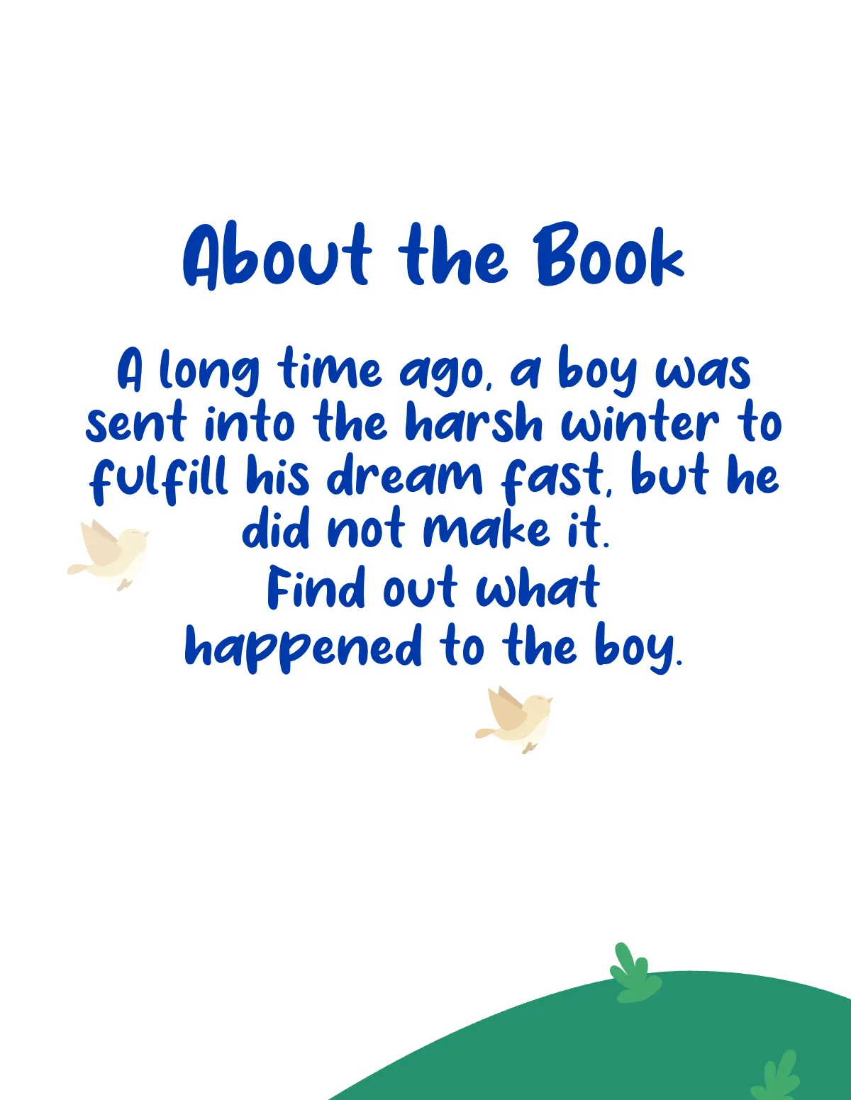 Free Spring Story Template to Edit Online