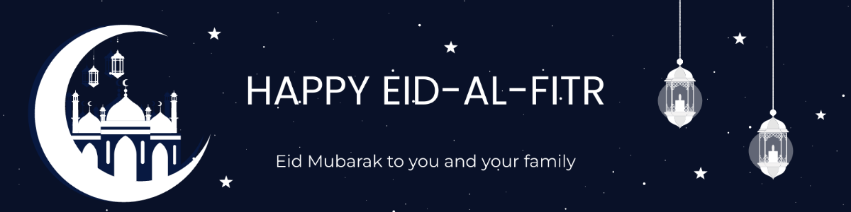Eid al-Fitr Linkedin Banner Template