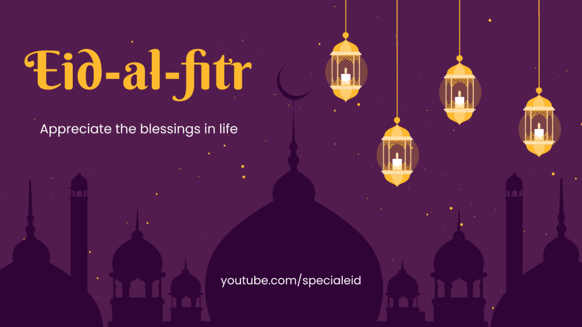 Eid al-Fitr Youtube Banner Template