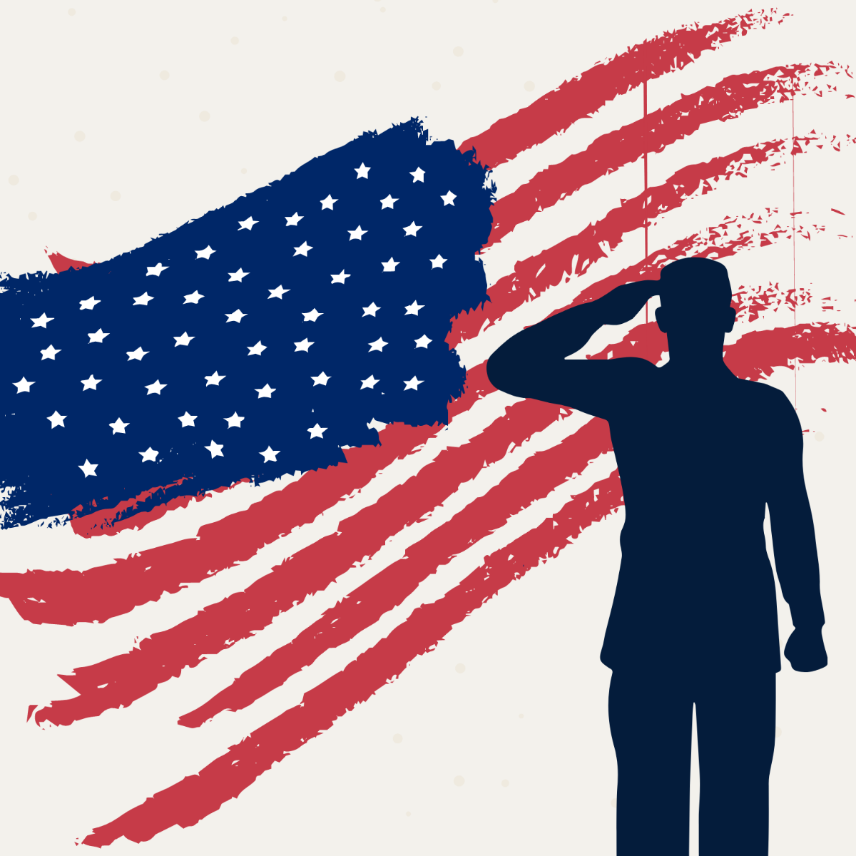 Memorial Day Illustration Template