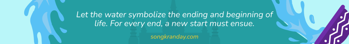 Songkran Website Banner Template