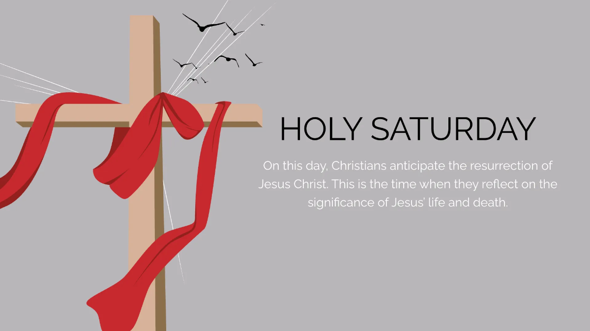 Free Holy Week Presentation Template to Edit Online