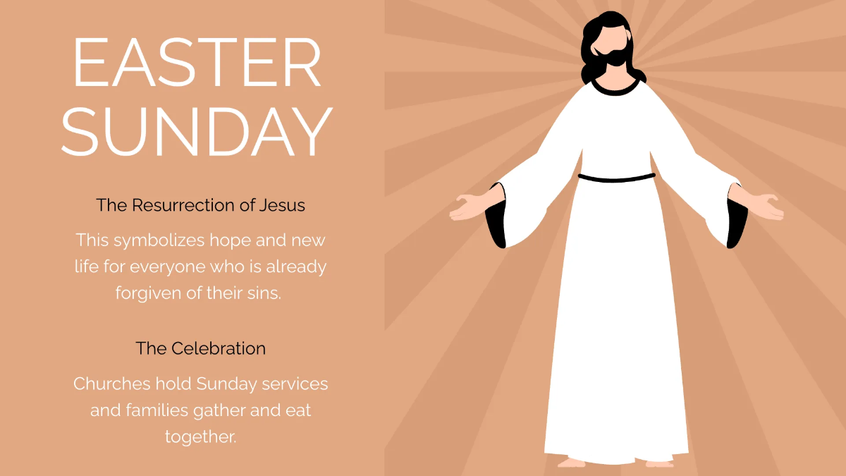 Free Holy Week Presentation Template to Edit Online