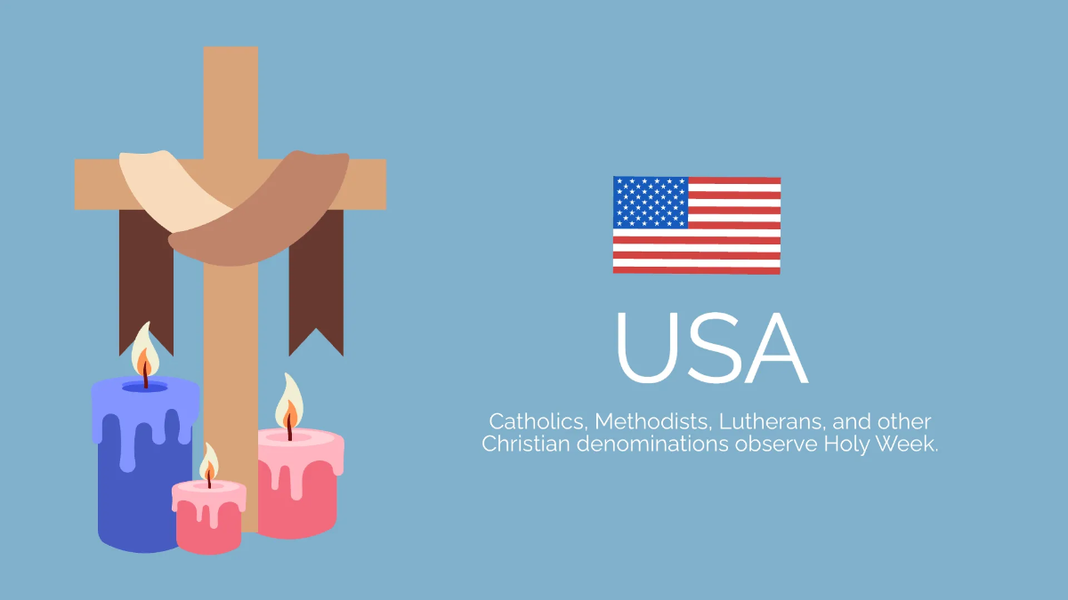 Free Holy Week Presentation Template to Edit Online