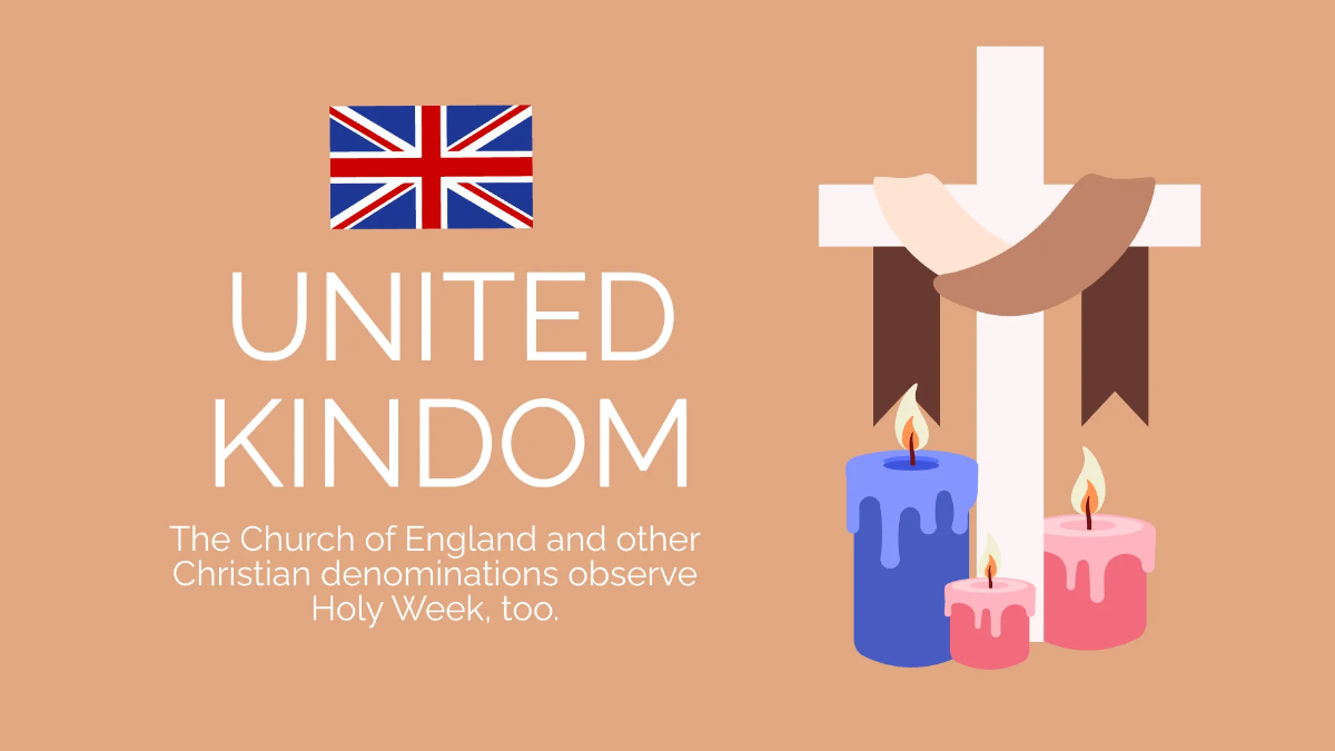 Free Holy Week Presentation Template to Edit Online