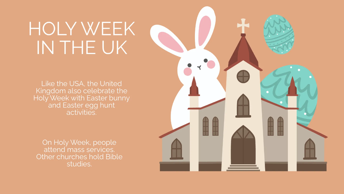 Free Holy Week Presentation Template to Edit Online