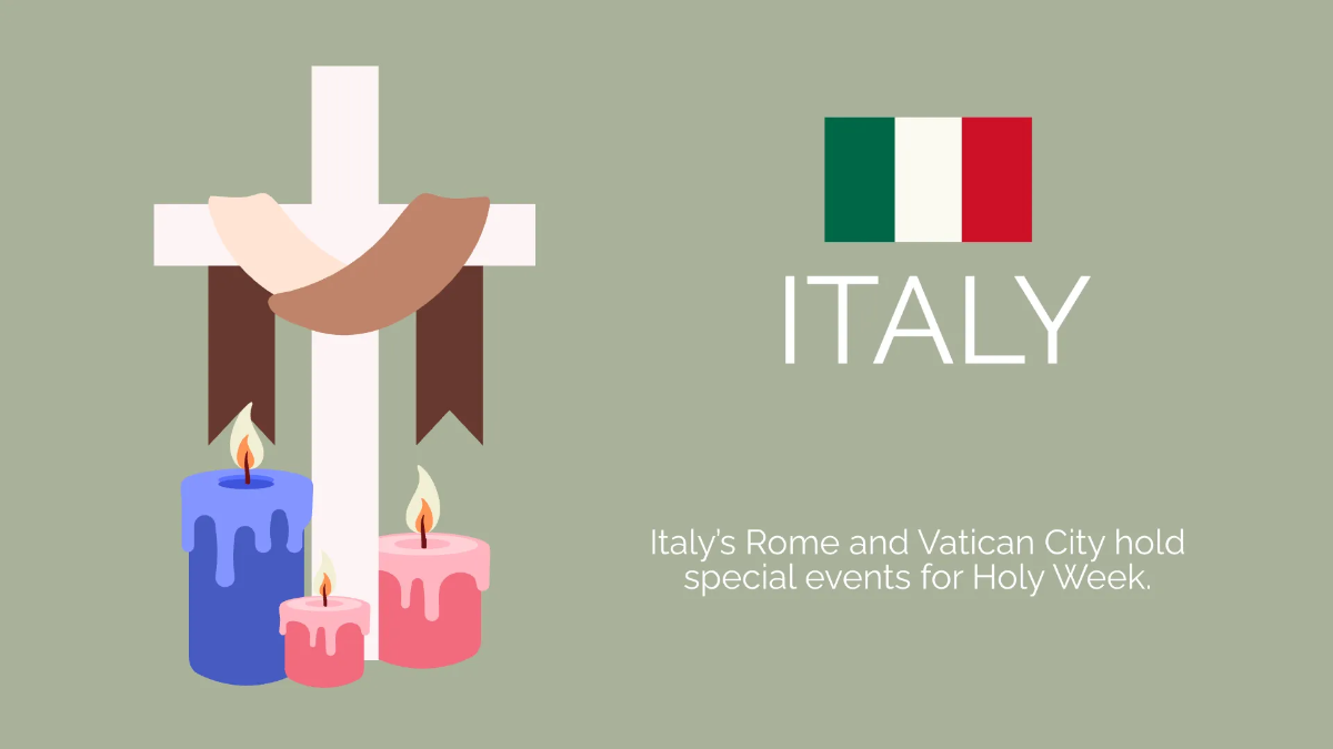 Free Holy Week Presentation Template to Edit Online