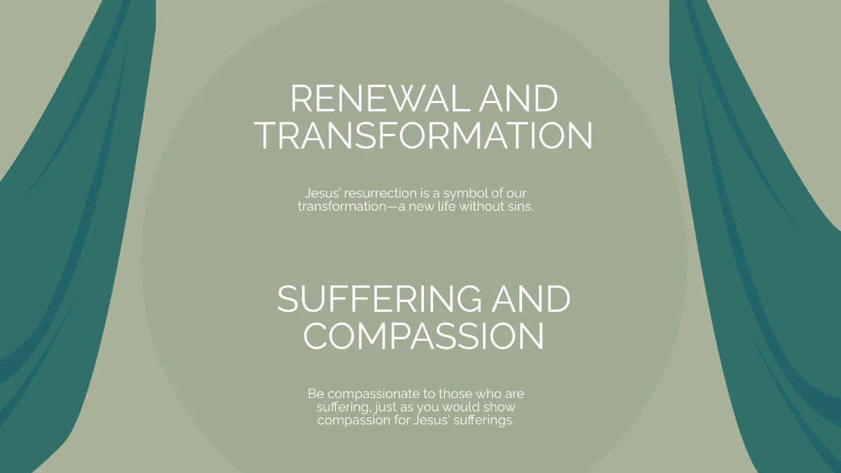 Free Holy Week Presentation Template to Edit Online