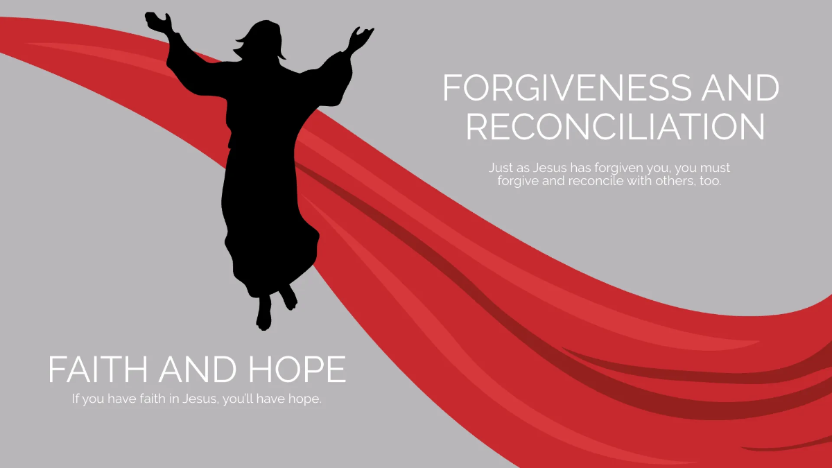 Free Holy Week Presentation Template to Edit Online