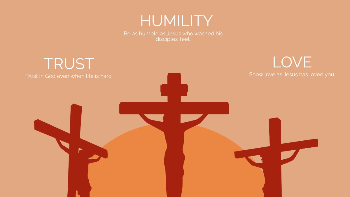Free Holy Week Presentation Template to Edit Online