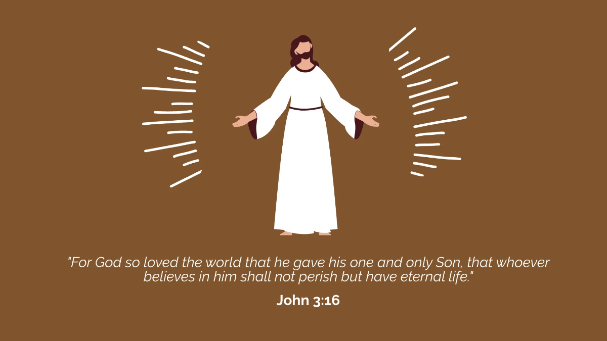 Free Holy Week Presentation Template to Edit Online