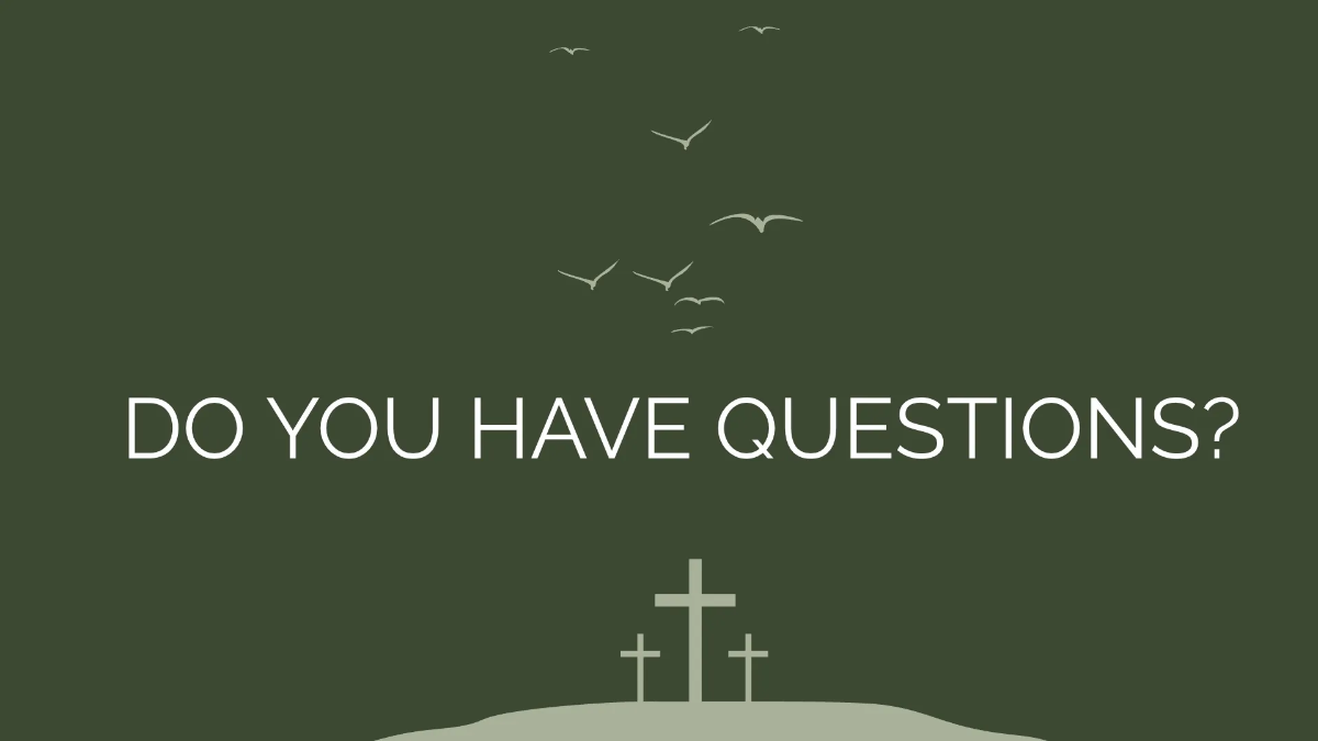 Free Holy Week Presentation Template to Edit Online