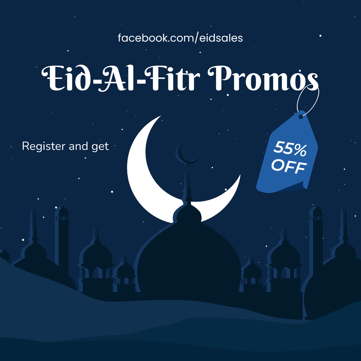 Eid al-Fitr Facebook Ad Banner Template