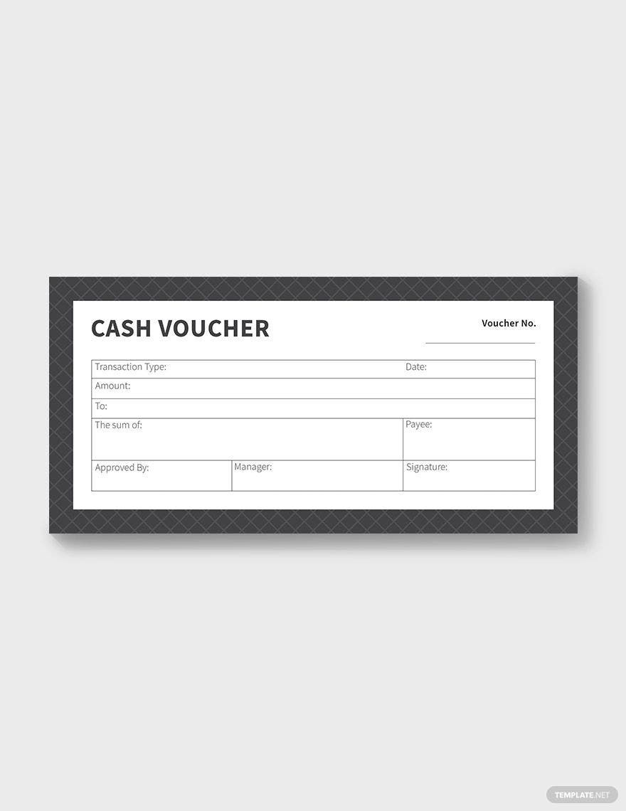Free Printable Cash Voucher Template Download In Word Illustrator 