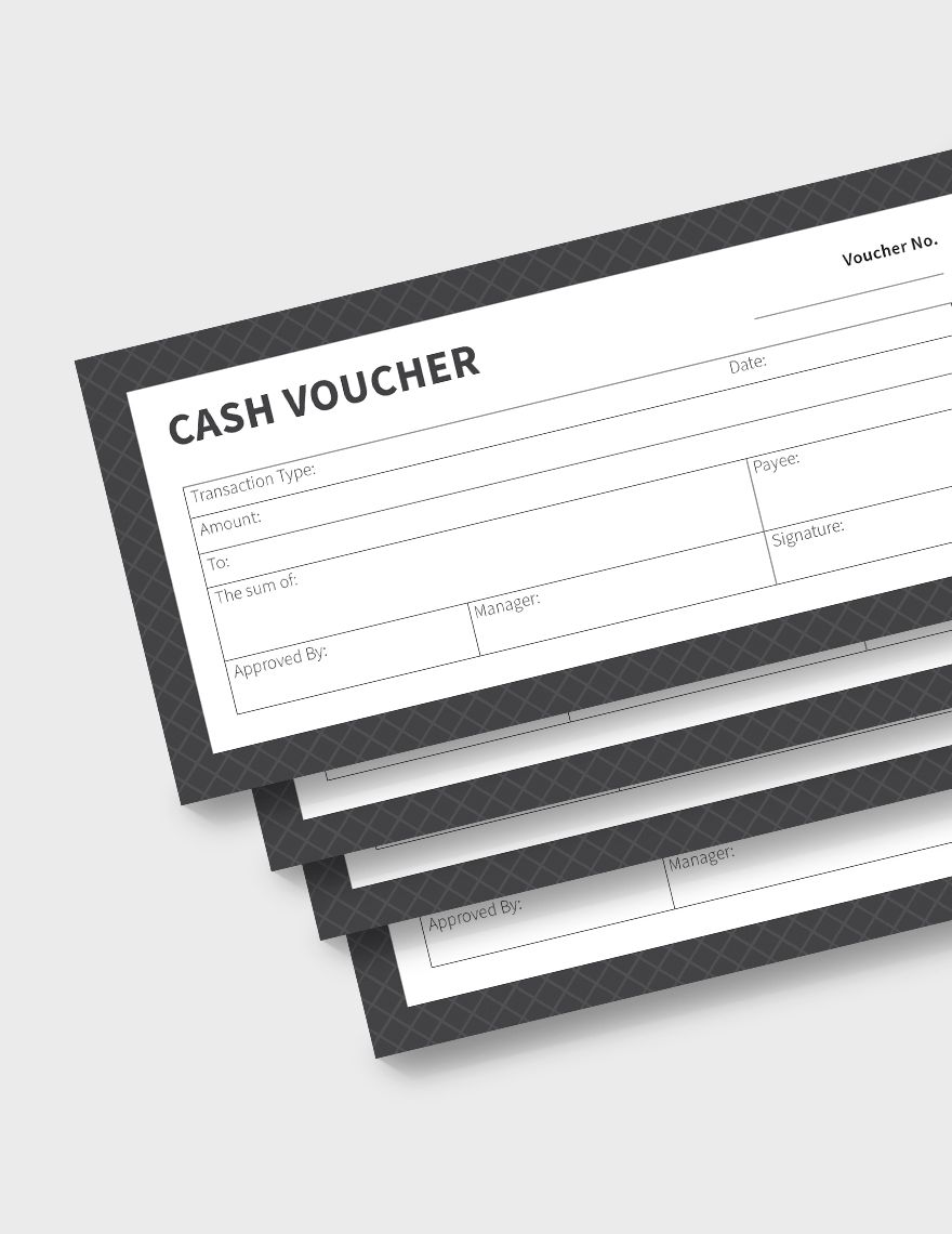 Printable Cash Voucher Template