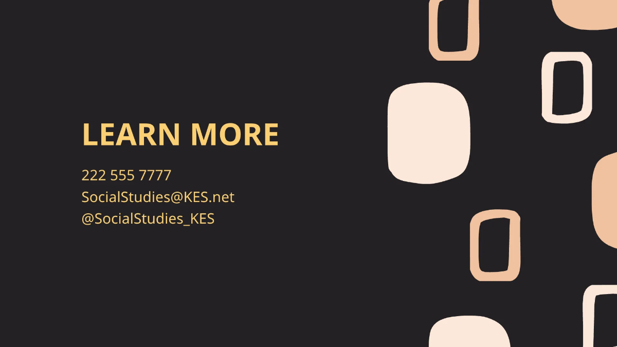 Free Professional Social Studies Presentation Template to Edit Online