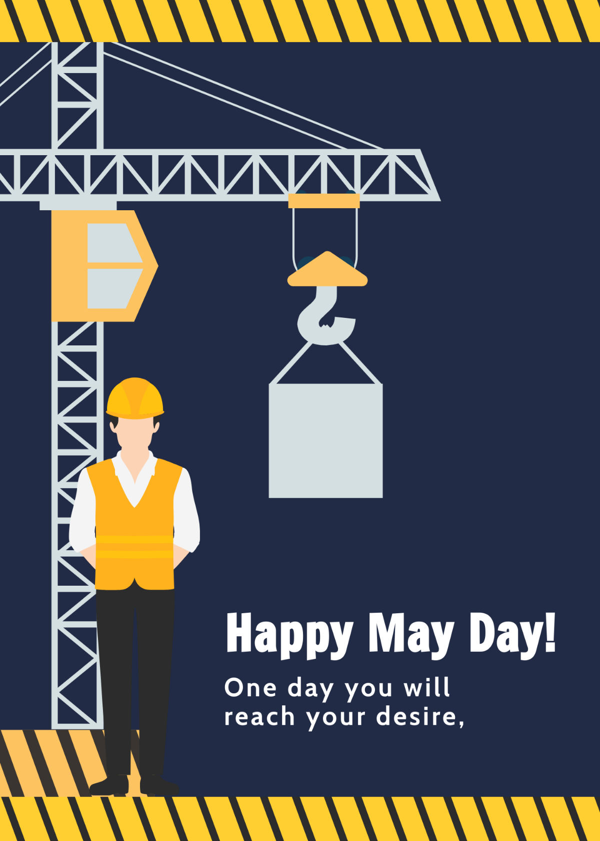 Free May Day Best Wishes Template
