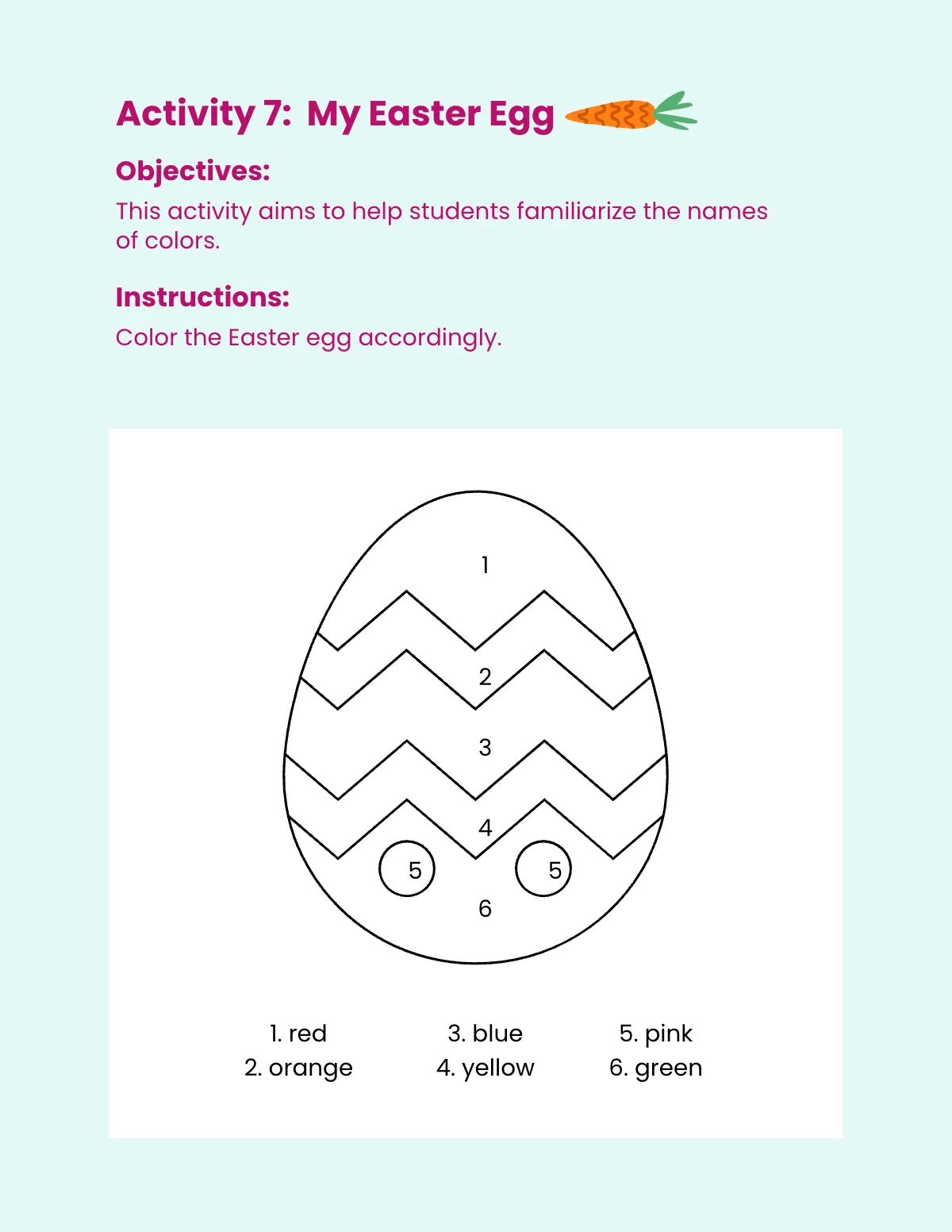 Free Easter Workbook Template to Edit Online