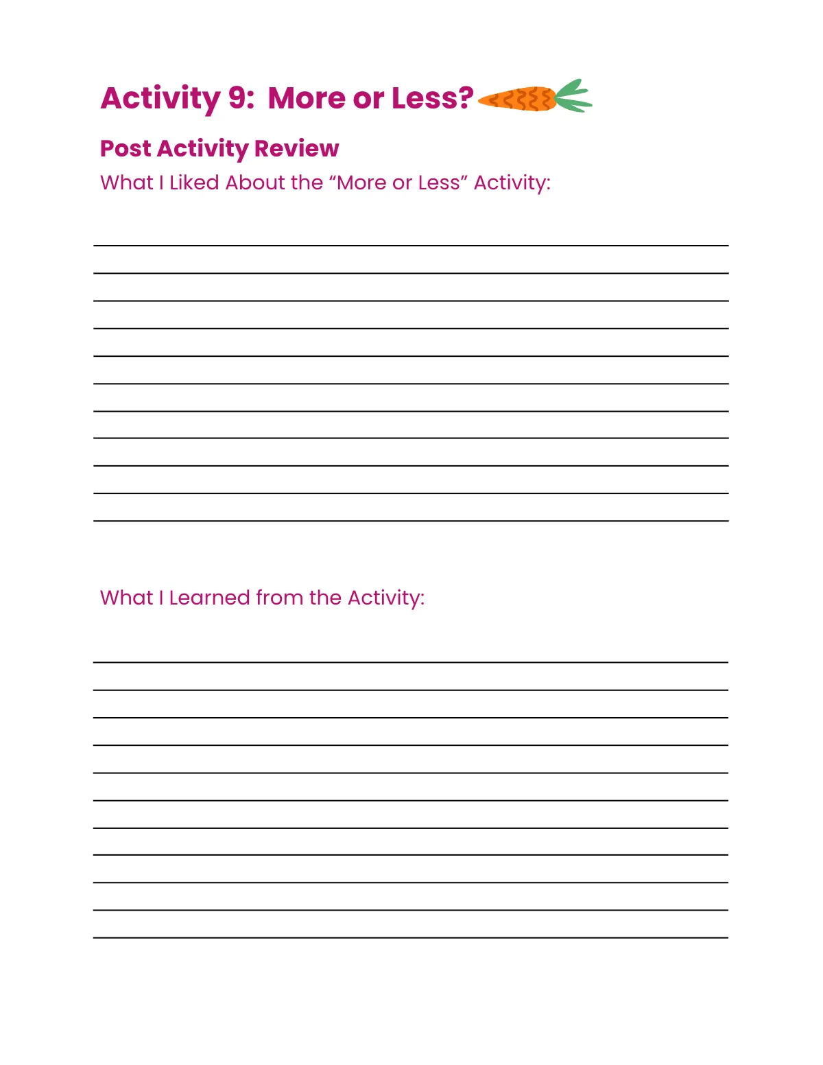 Free Easter Workbook Template to Edit Online