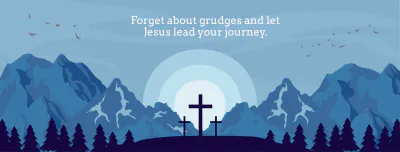 Free Holy Week Facebook Cover Banner Template to Edit Online