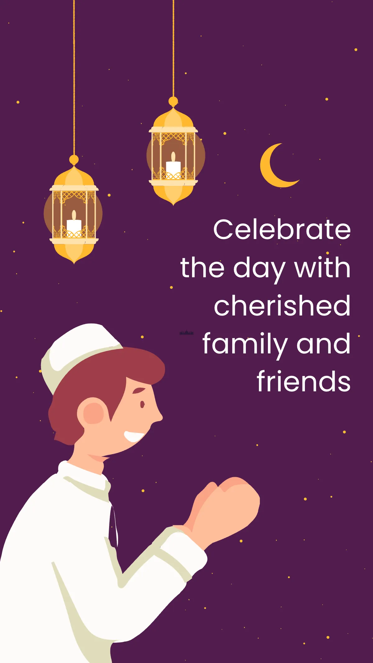 Free Eid al-Fitr Instagram Story Template to Edit Online