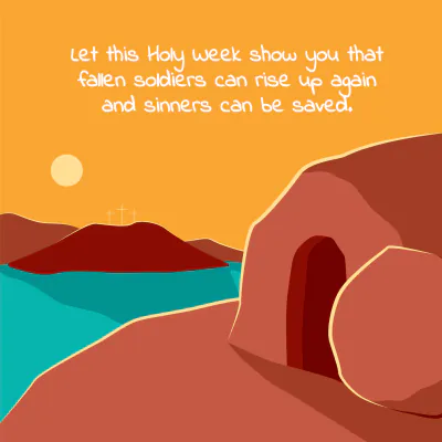 Free Holy Week Whatsapp Post Template to Edit Online