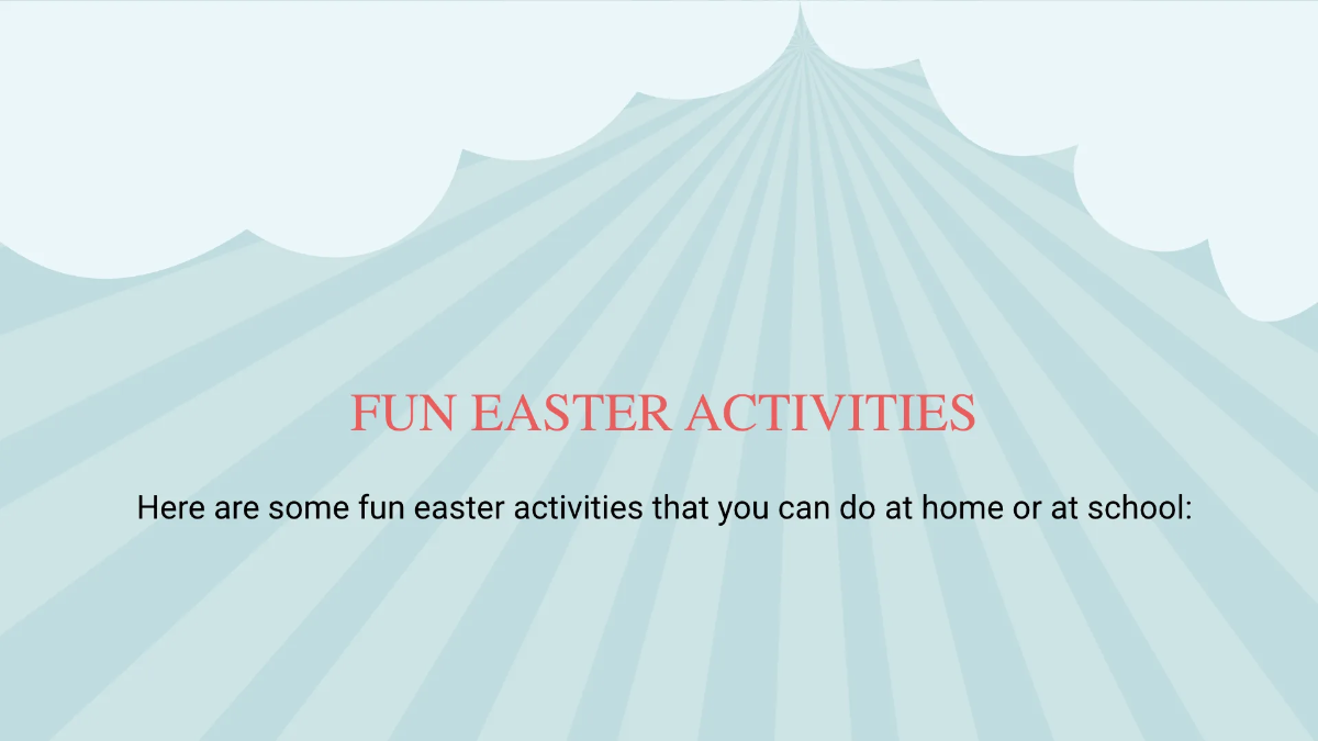 Free Easter Presentation Template to Edit Online