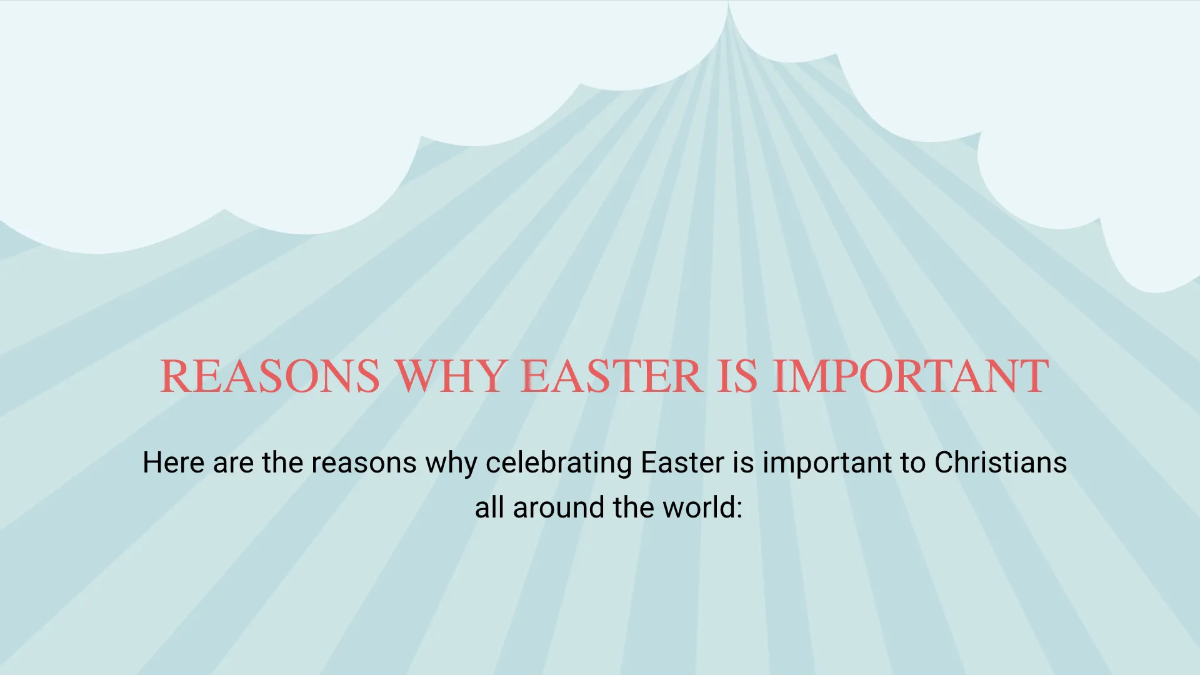Free Easter Presentation Template to Edit Online