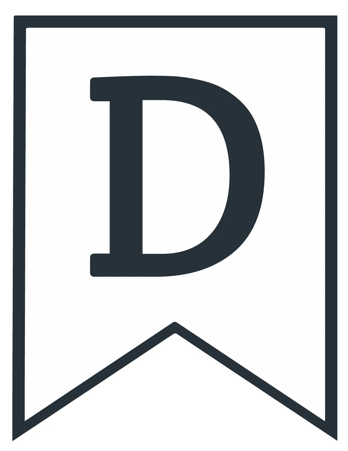 Free Letter Banner Template to Edit Online