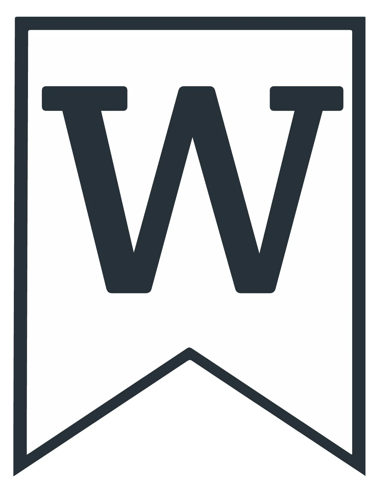 Free Letter Banner Template to Edit Online