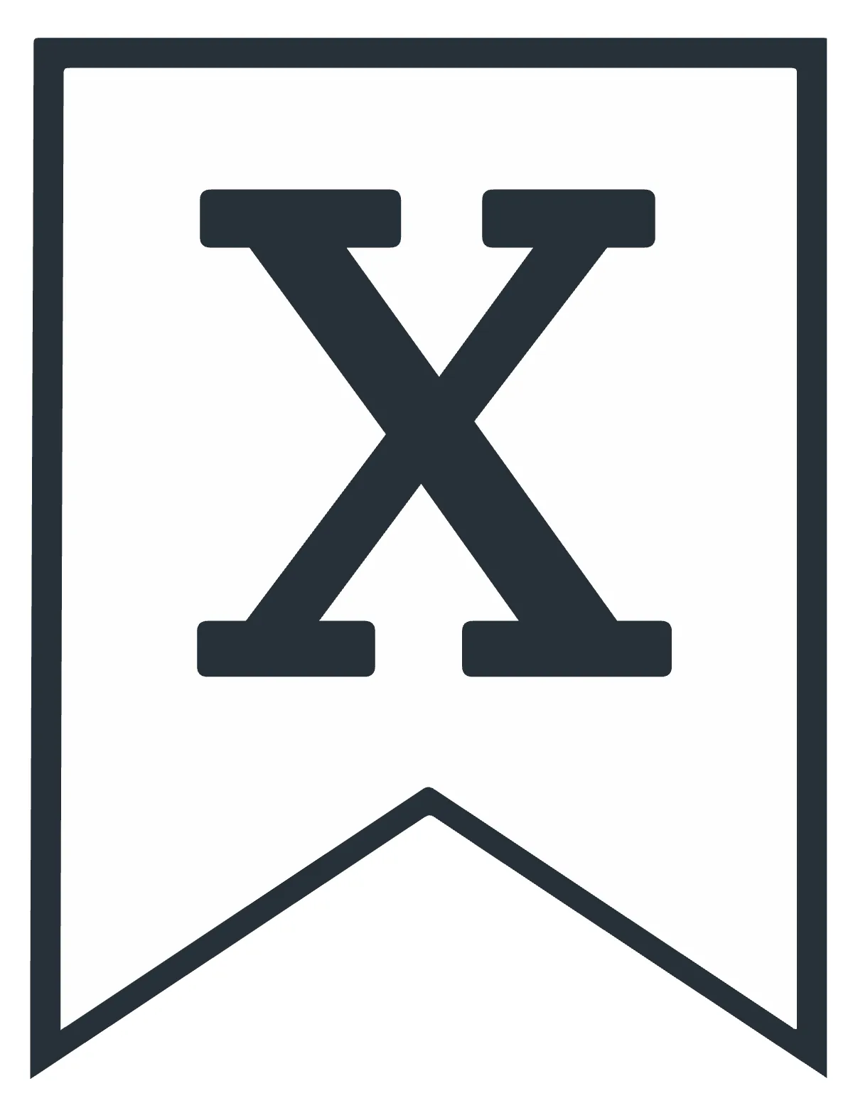 Free Letter Banner Template to Edit Online