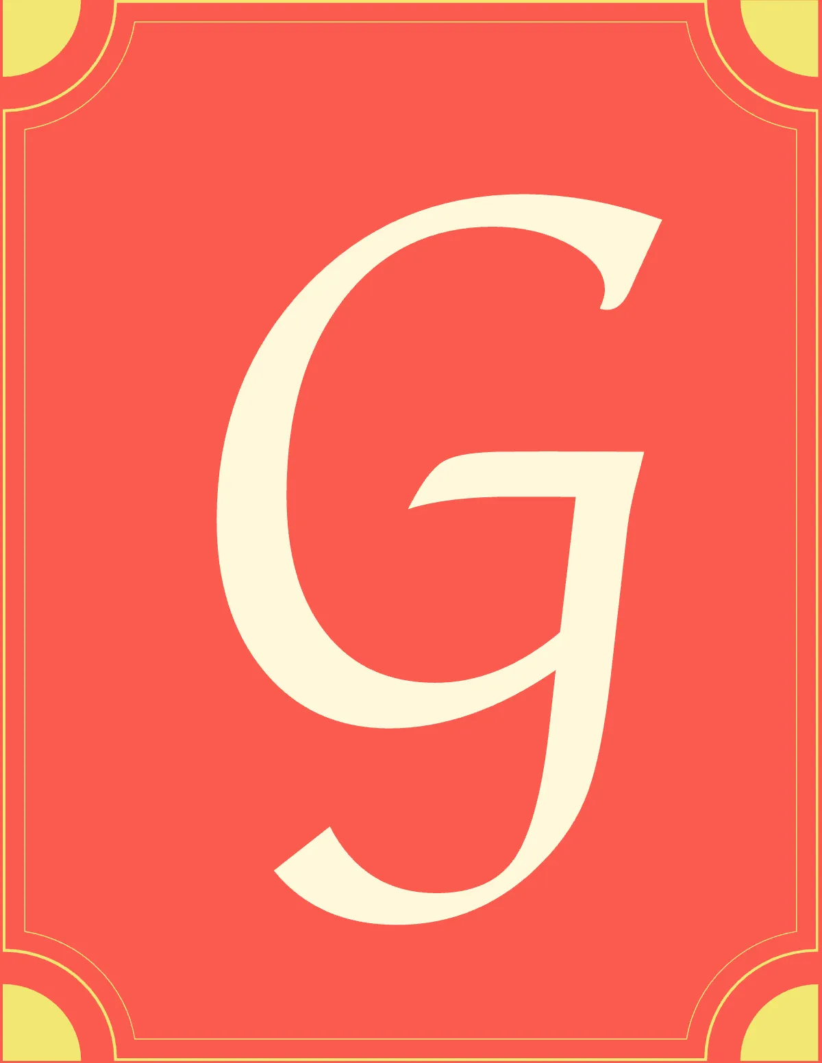 Free Letter Banner Design Template to Edit Online