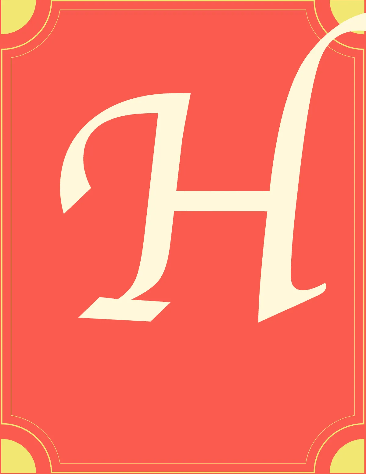 Free Letter Banner Design Template to Edit Online