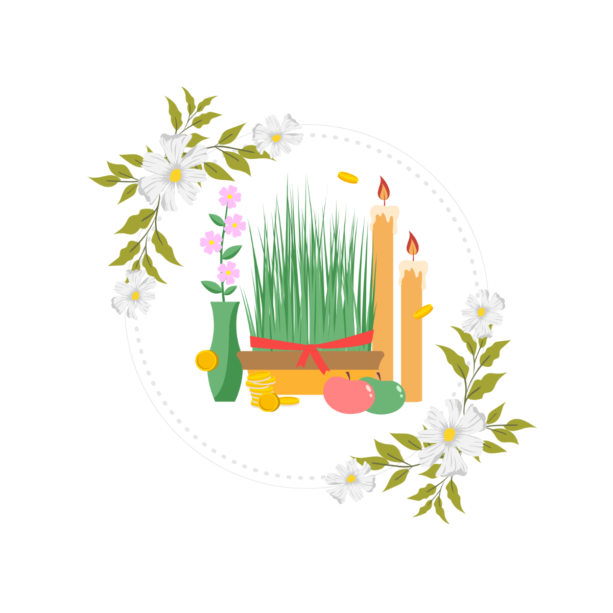 Free Nowruz ClipArt Template