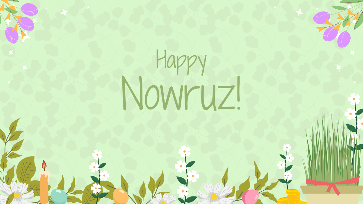 Nowruz Background Template