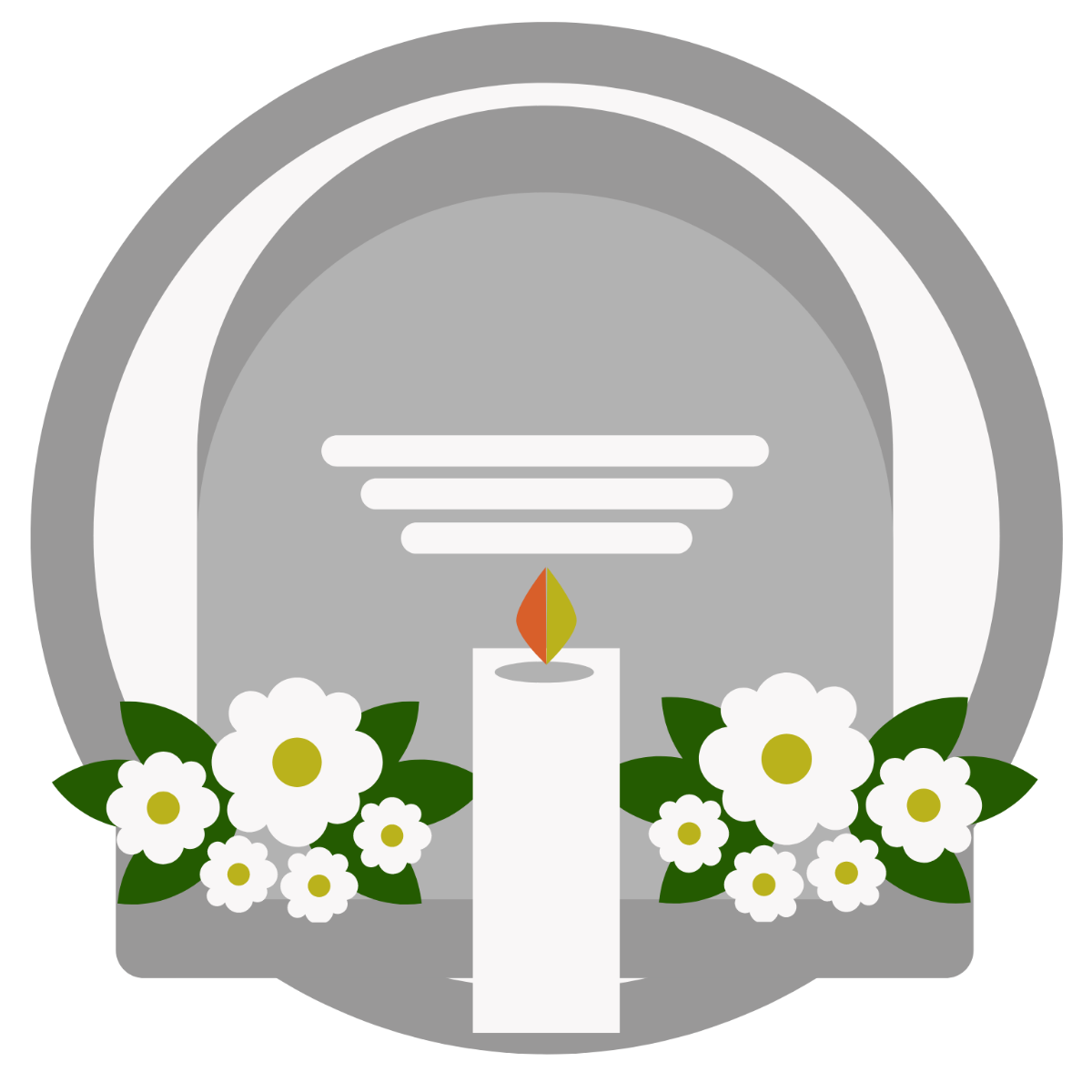 Memorial Day Icon Vector Template