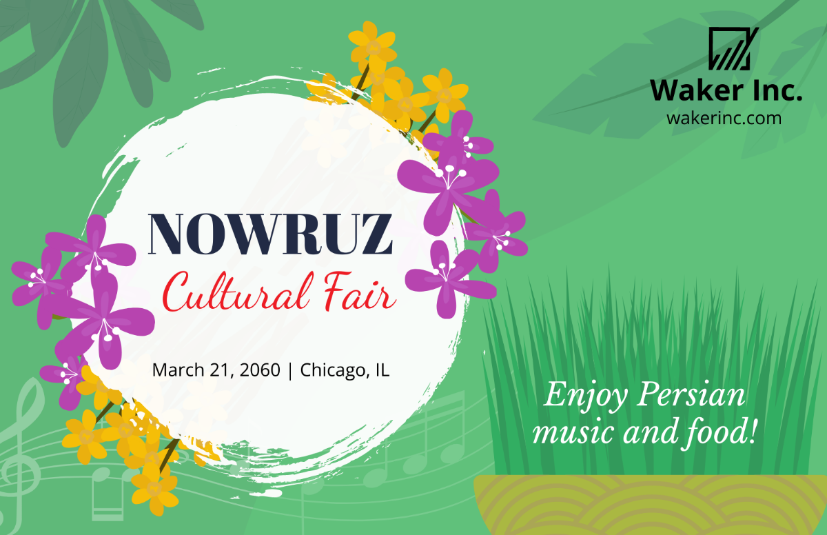 Nowruz Event Template
