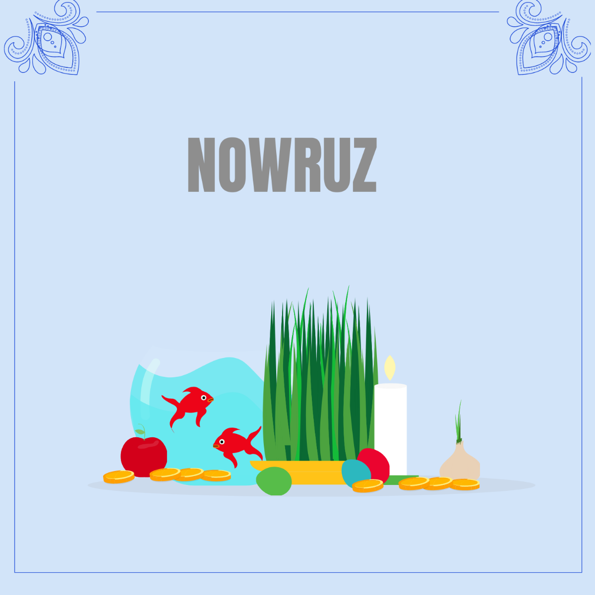 Free Nowruz Vector Template