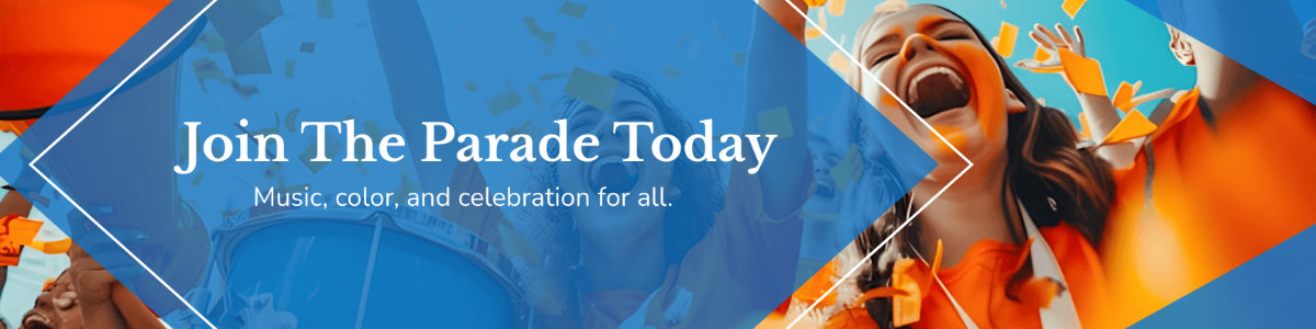 Free Parade Linkedin Banner Template to Edit Online