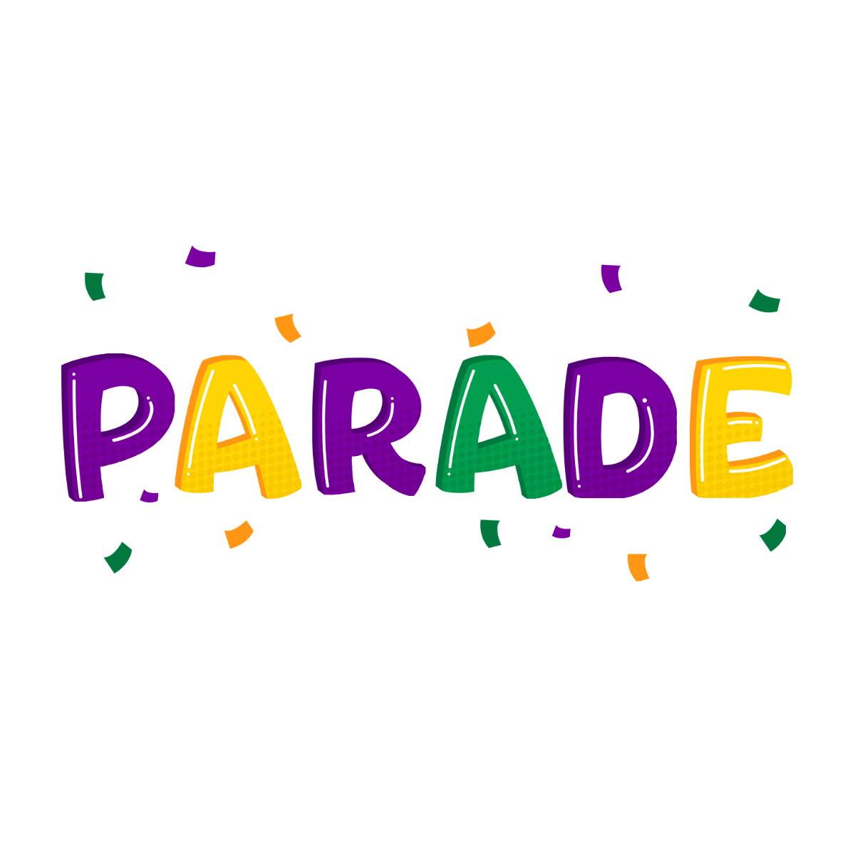 Parade Text Effect Template