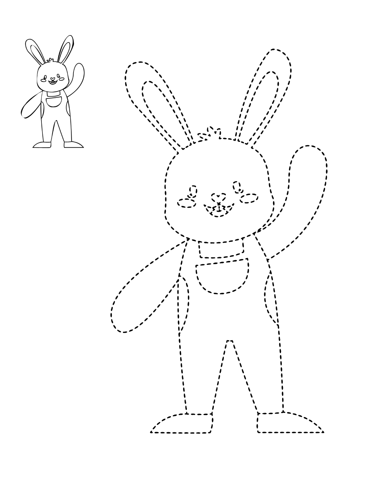 Free Easter Drawing Template