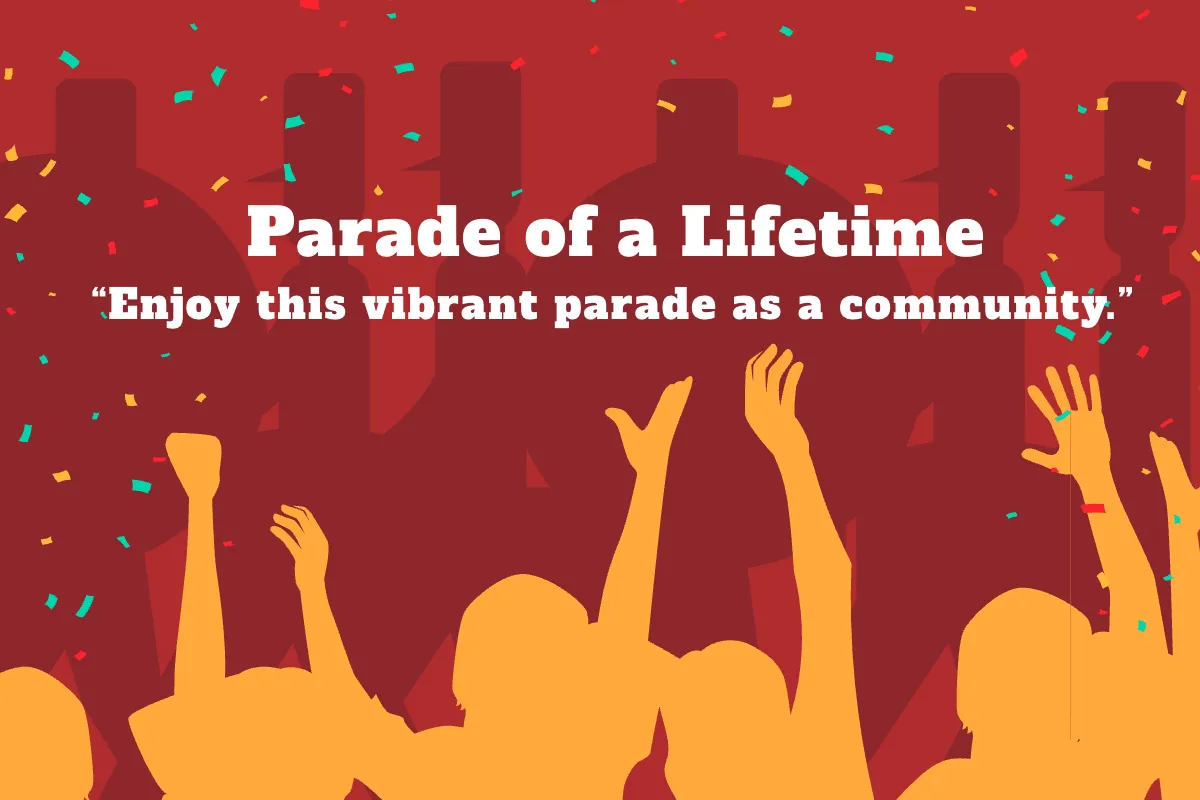 Free Parade Postcard Template to Edit Online