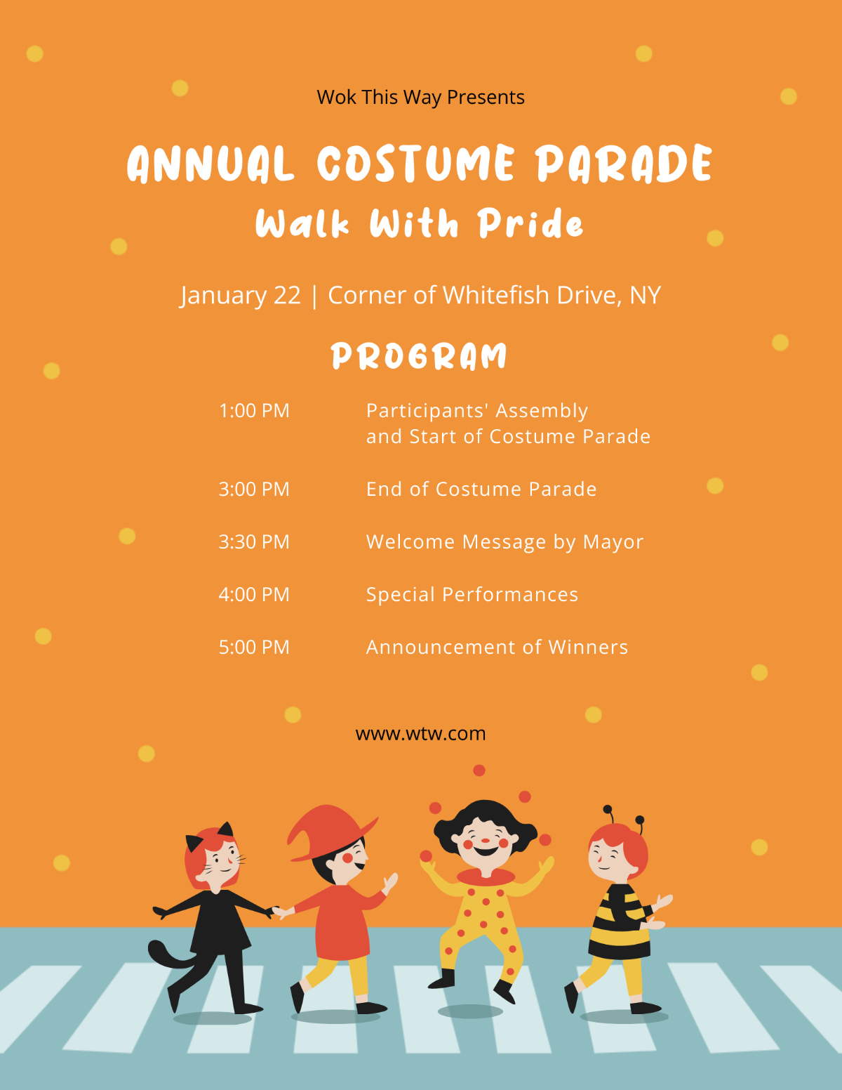 Free Parade Program Template Edit Online Download Template