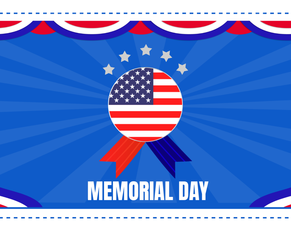 Memorial Day High Resolution Background Template