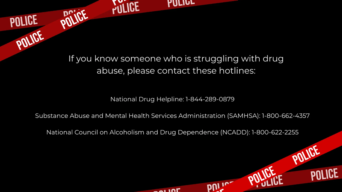 Free Drug Awareness Presentation Template to Edit Online