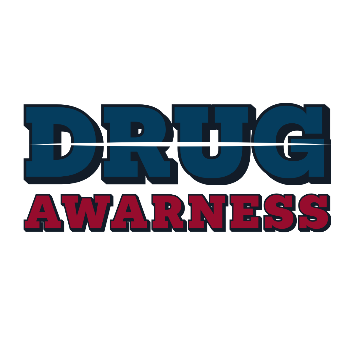 Free Drug Awareness Text Effect Template