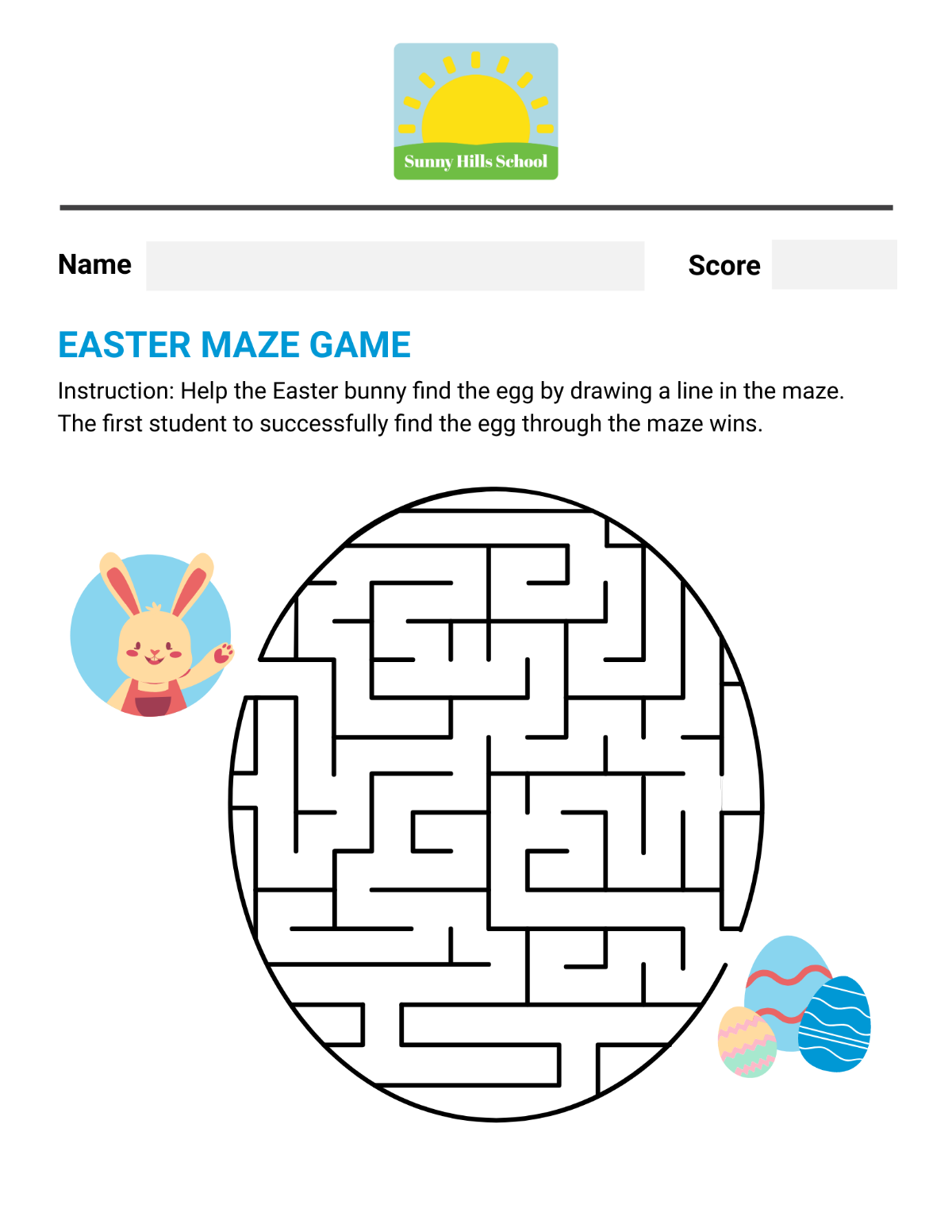Free Easter Game Template