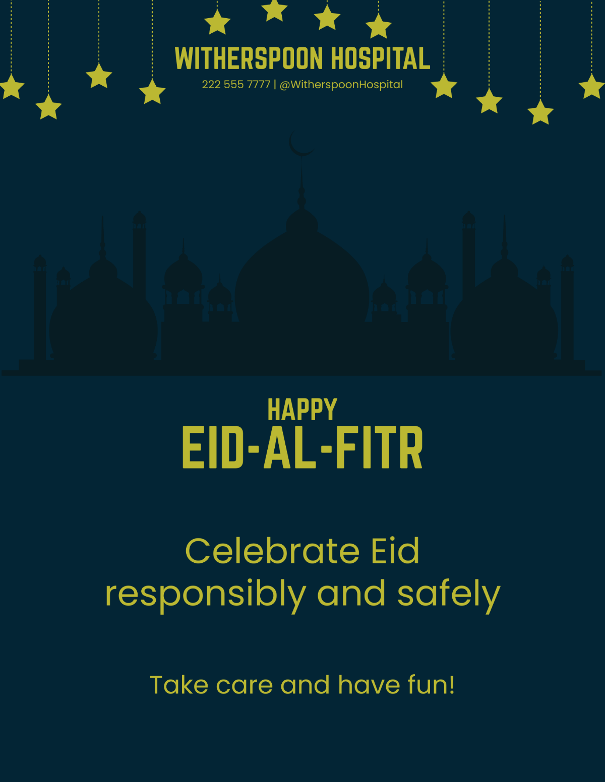 Happy Eid al-Fitr Flyer Template