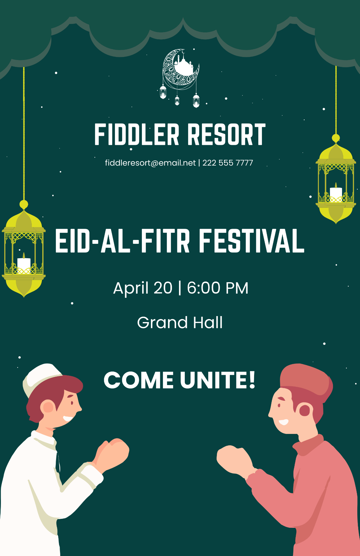Eid al-Fitr Event Poster Template